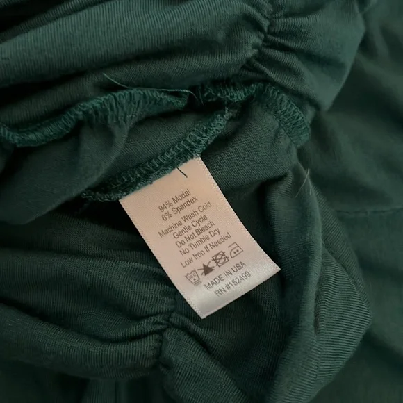 Amour Vert Dream Knit Top, Size XS emerald green - Picture 5 of 5